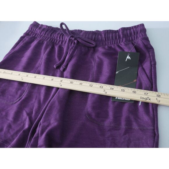 HEAD Blackberry Men's  Wine Heather Super soft Drawstring Shorts XS - Picture 5 of 8
